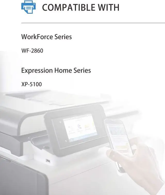 Alt view image 2 of 6 - TEINO Remanufactured Ink Cartridge Replacement  202XL 202 XL T202XL use with Epson Workforce WF-2860 Expression Home XP-5100 (Black, Cyan, Magenta, Yellow, 4-Pack)