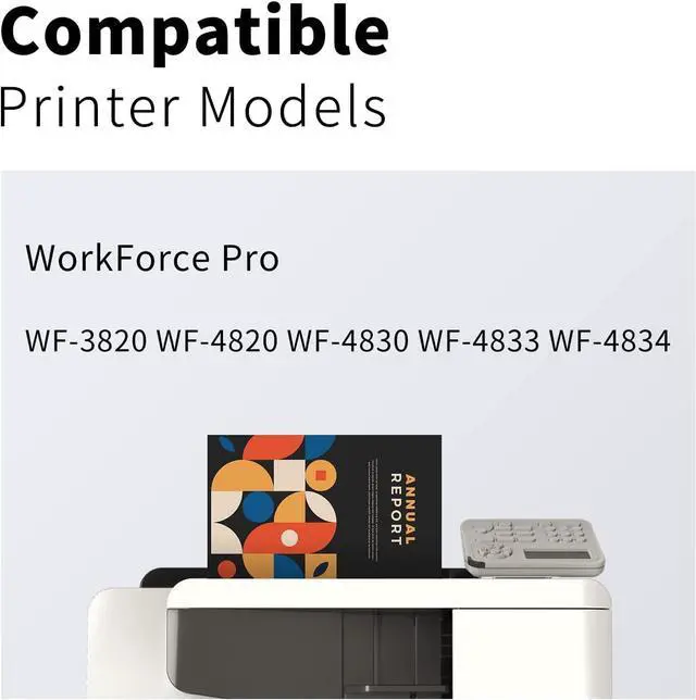 Alt view image 3 of 7 - LEMERO UTRUST Remanufactured Ink Cartridge Replacement for Epson 822XL T822 822 XL T822XL use with Epson Workforce Pro WF-3820 WF-4830 WF-4820 WF-4833 WF-4834 (Black, 2-Pack)