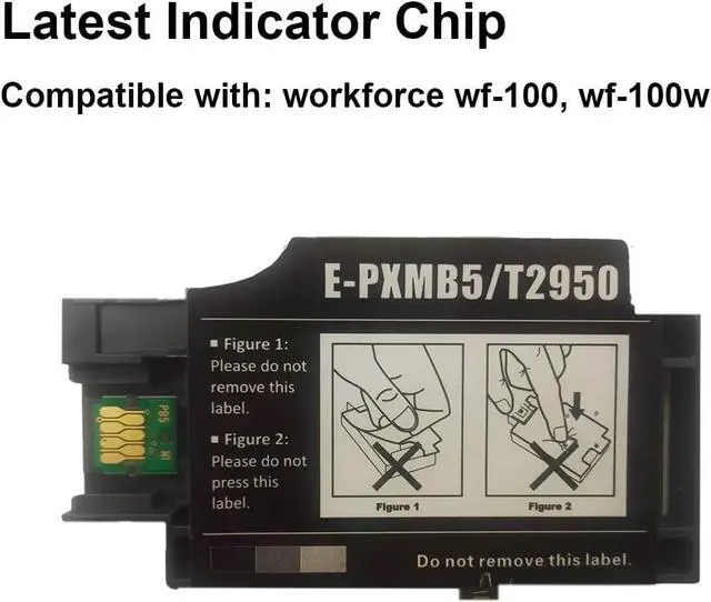 Alt view image 2 of 5 - Remanufactured T2950 Ink Maintenance Box for Workforce WF-100 WF-100W Inkjet Printer. 5-Pack