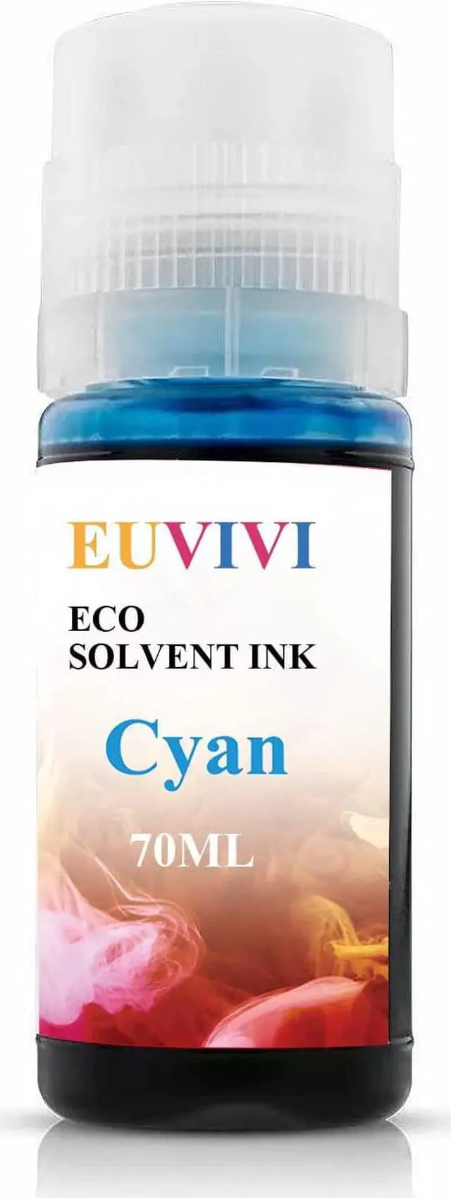 Alt view image 3 of 5 - Auto-Fill Water Based Eco Solvent Ink Refill  Printer ET-2400 ET-2800 ET-2803 ET-2850 ET-2720 ET-2760 ET-2750 ET-4700 ET-4800 Water Based Ecosolvent Ink Eco-Solvent Ink (CMYK/Syringe-Free)