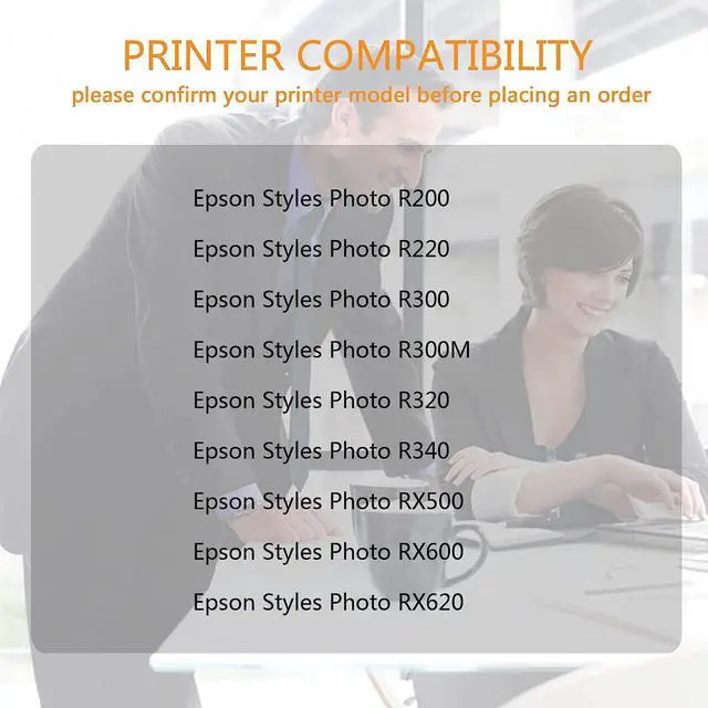 Alt view image 2 of 7 - Run Star 7 Pack T048 Remanufactured Ink Cartridge Replacement  48 T048 use  Stylus Photo R200 R220 R300 R300M R320 R340 RX500 RX600 RX620 Printer (2BK/C/M/Y/LC/LM)