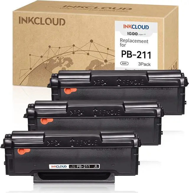 Main image of Ennovor 3Pack Compatible PB-211 Toner Cartridge Black Replacement for Pantum PB-211 Toner Cartridge for Pantum P2502W M6552NW M6550NW M6602NW M6600NW P2500W Laser Printer