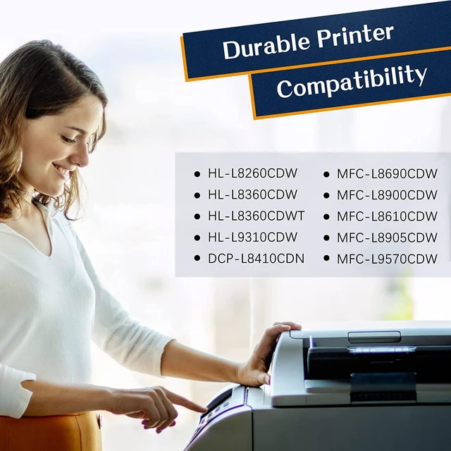 Alt view image 2 of 7 - TN433 TN433BK ColorKing Compatible Toner Cartridge Replacement for Brother TN433 TN433BK TN-433 TN431 Black Toner for Brother HL-L8360CDW HL-L8360 MFC-L8900CDW HL-L8260CDW MFC-L8610CDW Printer(2 Pack)