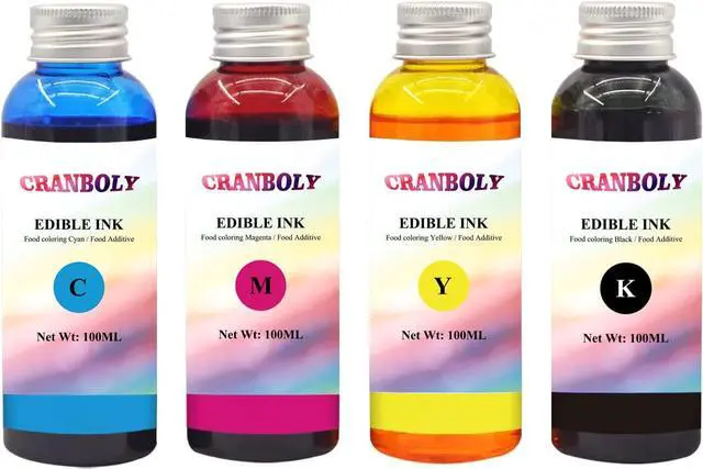 Main image of CRANBOLY 4×100ML Compatible Ink Refill Kit Suitable for 280/281 270/271 250/251 1200 1500 2200 2500 PG210 CL211 PG245 CL246 etc.(BK C M Y)
