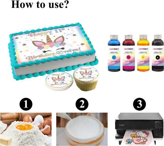 Alt view image 2 of 7 - CRANBOLY 4×100ML Compatible Ink Refill Kit Suitable for 280/281 270/271 250/251 1200 1500 2200 2500 PG210 CL211 PG245 CL246 etc.(BK C M Y)