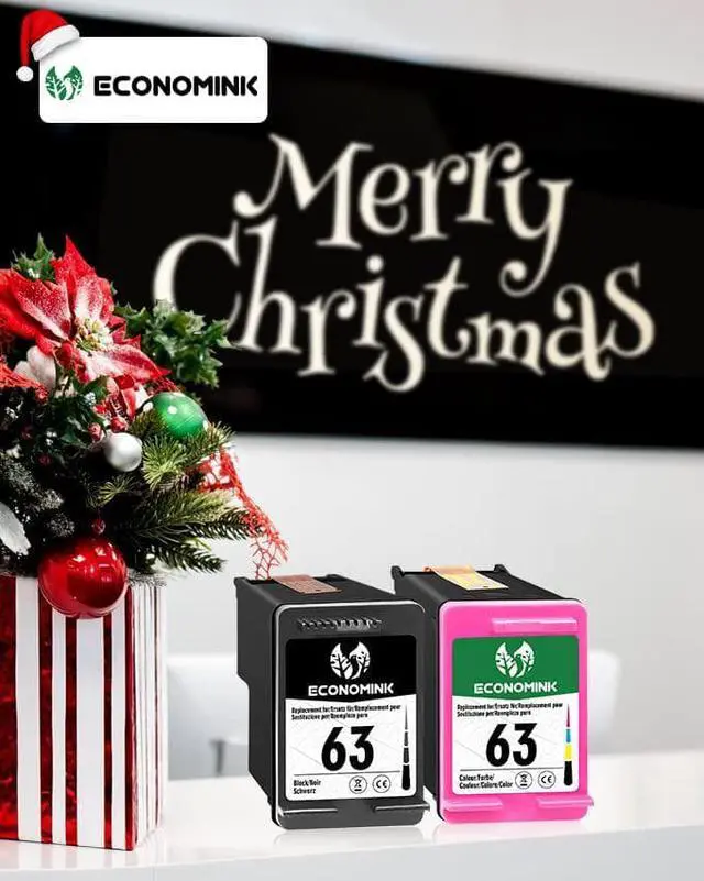 Alt view image 2 of 7 - Economink Remanufactured Ink Cartridge Replacement Ink 63 Compatible with OfficeJet 3830 5255 5258 4650 4652 4655 Envy 4520 4512 4513 4516 DeskJet 1112 2130 3630 3632 3634 2130 2132 Printer