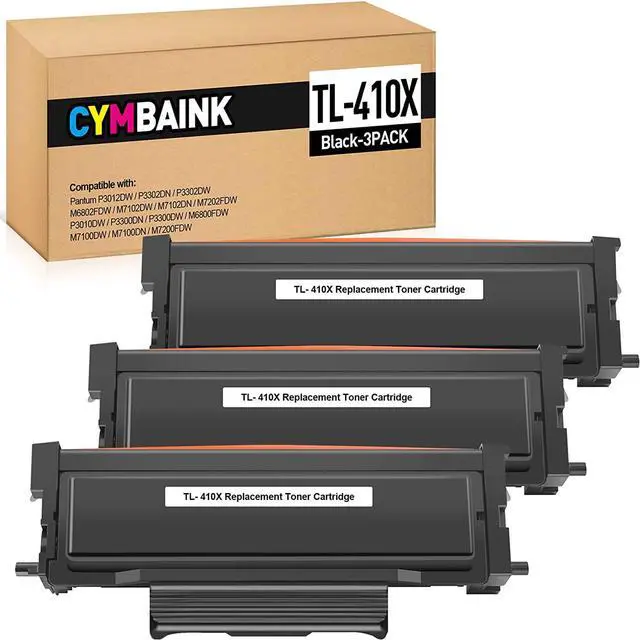 Main image of Ennovor 3 Pack Replacement for Pantum TL-410X TL-410 TL-410H Toner Cartridge Black Compatible with P3012DW P3302DN P3302DW M6802FDW M7102DW M7102DN M7202FDW P3010DW P3300DN M6800FDW M7100DW