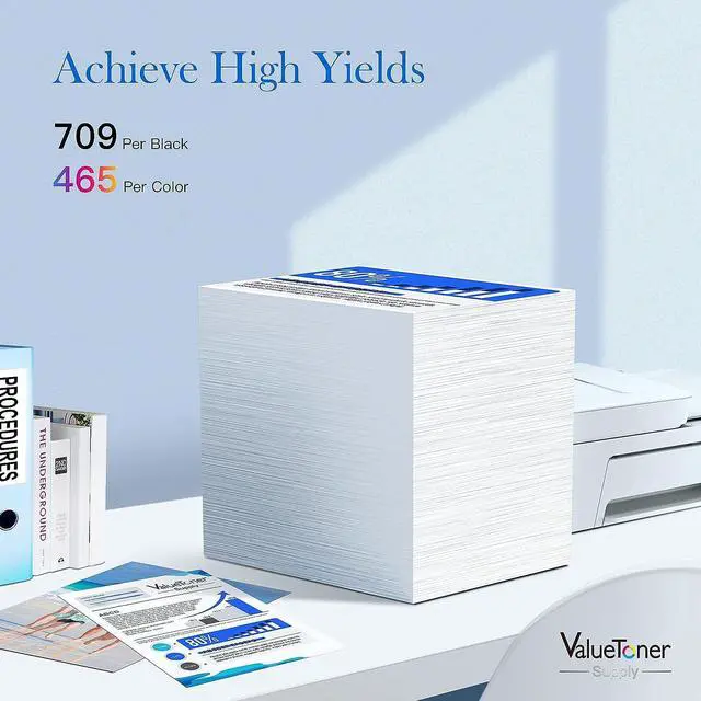 Alt view image 4 of 6 - Valuetoner Supply 64xl Remanufactured Ink Cartridge Replacement 64xl Ink Cartridge Combo Pack for Envy Photo 7858 7855 7155 6255 6252 7120 6232 7158 7164 5542 7255e 7955e 7958e Printer (2 Pack)