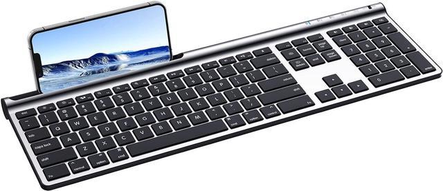 Apple Keyboard Wireless Bluetooth Model MacBook iMac Slim Silver