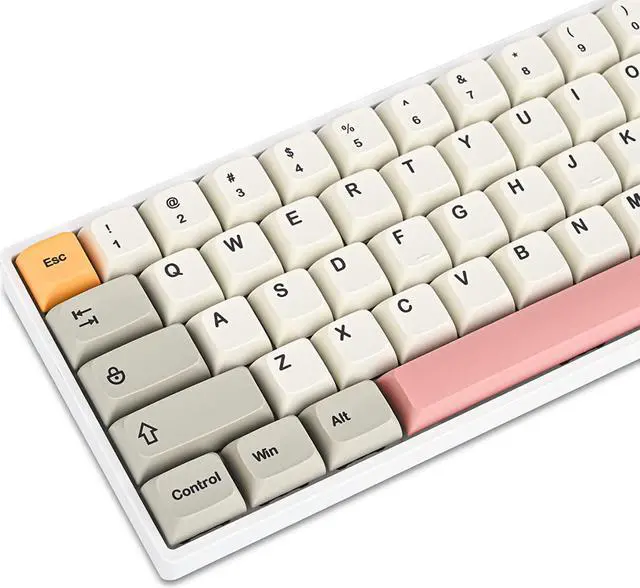 Main image of Guffercty kred GTSP 9009 XDA Retro PBT Keycaps Set for Gaming Keyboard Dye-Sub for Cherry Mx Gateron Kailh Switch GK61/GK68 60% Mechanical Keyboard (9009-XDA)