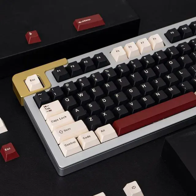 Alt view image 2 of 7 - Doubleshot Keycaps Cherry Profile Rome Keycaps Set 173 Keys Fit for 60% 65% 95% Cherry Mx Switches ISO ANSI Layout Mechanical Keyboard
