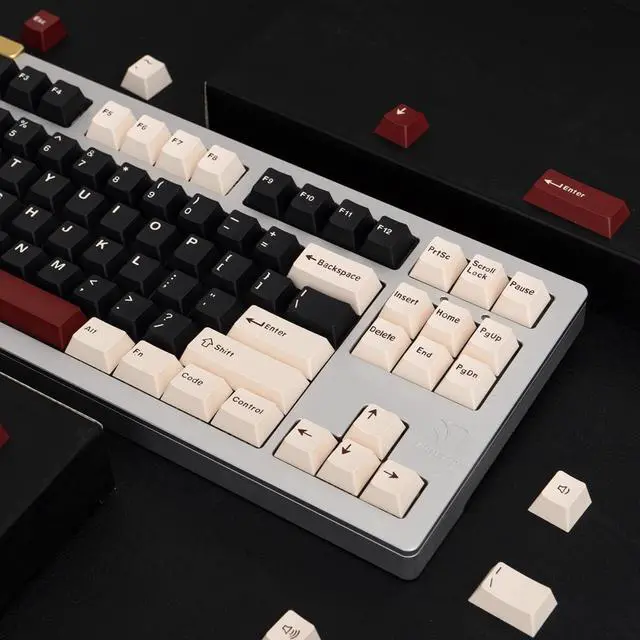 Alt view image 3 of 7 - Doubleshot Keycaps Cherry Profile Rome Keycaps Set 173 Keys Fit for 60% 65% 95% Cherry Mx Switches ISO ANSI Layout Mechanical Keyboard