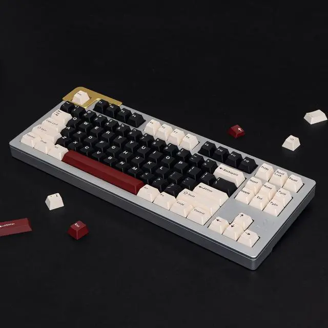 Alt view image 4 of 7 - Doubleshot Keycaps Cherry Profile Rome Keycaps Set 173 Keys Fit for 60% 65% 95% Cherry Mx Switches ISO ANSI Layout Mechanical Keyboard
