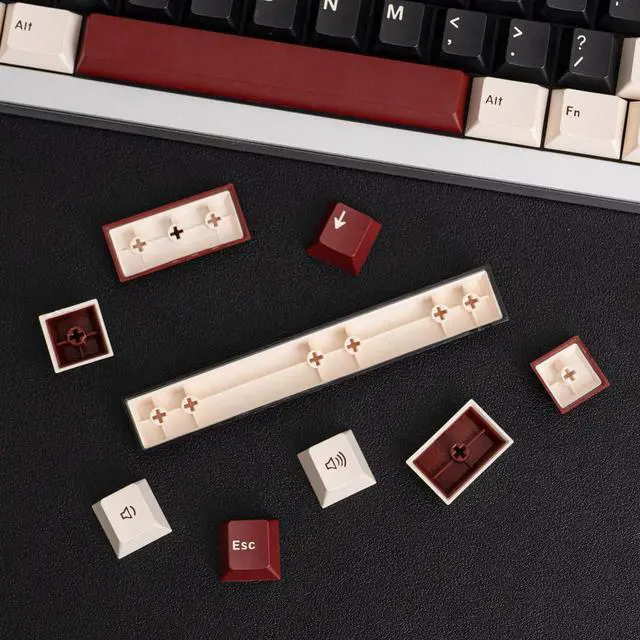 Alt view image 7 of 7 - Doubleshot Keycaps Cherry Profile Rome Keycaps Set 173 Keys Fit for 60% 65% 95% Cherry Mx Switches ISO ANSI Layout Mechanical Keyboard