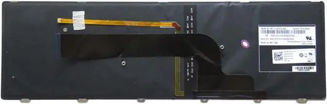 Alt view image 3 of 4 - Laptop Replacement US Layout Backlit Keyboard for Dell Inspiron 15 7537 7000 P36F Silver 15-7000 Series