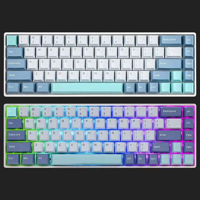Alt view image 4 of 6 - PBT shoko Custom keycaps168 Key Cherry Profile Doubleshot Key Cap Set for 60%/64/84/108 Cherry/gateron MX switches US ANSI Layout Mechanical Keyboard