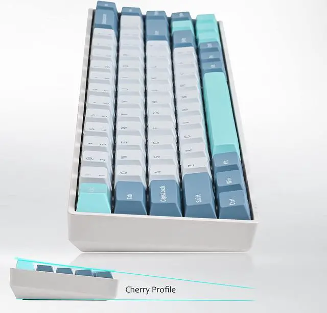 Alt view image 5 of 6 - PBT shoko Custom keycaps168 Key Cherry Profile Doubleshot Key Cap Set for 60%/64/84/108 Cherry/gateron MX switches US ANSI Layout Mechanical Keyboard