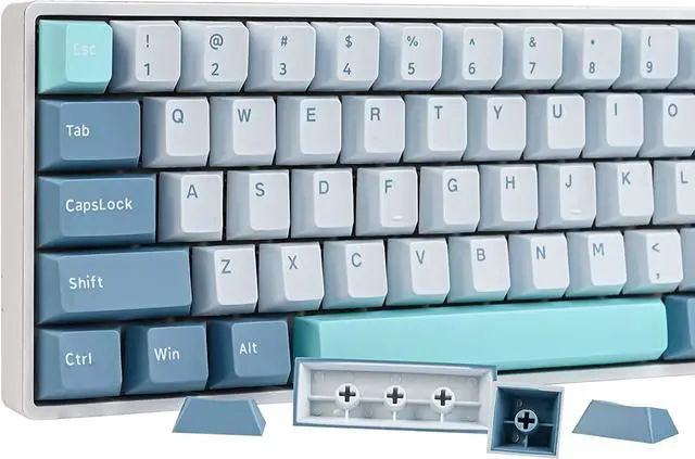 Alt view image 6 of 6 - PBT shoko Custom keycaps168 Key Cherry Profile Doubleshot Key Cap Set for 60%/64/84/108 Cherry/gateron MX switches US ANSI Layout Mechanical Keyboard