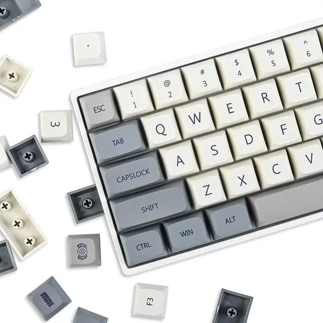 Alt view image 4 of 7 - Guffercty kred XDA Profile Keycaps 137 PBT Key Retro Cap Cover Set Dye Sublimation for Cherry Mx Switch Mechanical Keyboard (XDA/Enlightenment)
