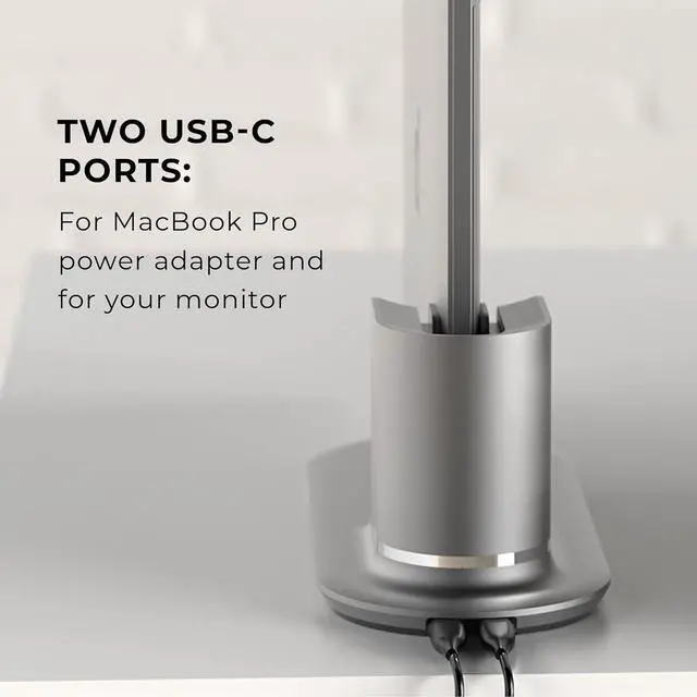 Alt view image 4 of 7 - HumanCentric DockBook for Touch Bar MacBook Pro Only, Compatible with Touch Bar MacBook Pro 2016-2020 and 2022, Must Have Touch Bar, Does NOT Support Dual Monitors, Requires Your Power Adapter