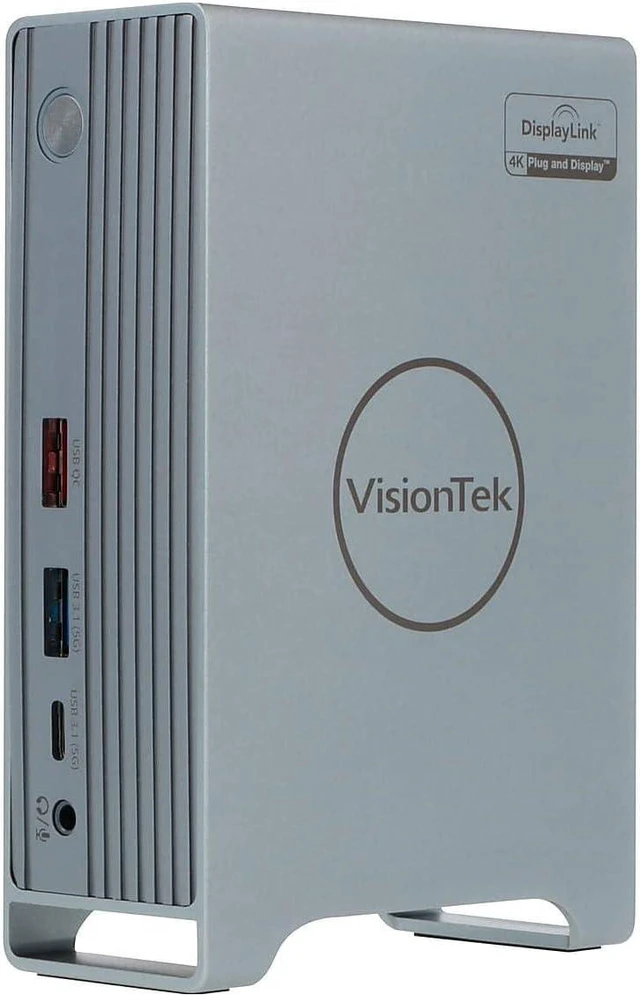 Visiontek VisionTek VT7100 USB-C Docking Station 3X 4K Displays, 100W Power ...