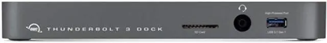 Alt view image 2 of 6 - OWC 12-Port Thunderbolt 3 Dock with Cable, for Windows PC and Mac, Space Gray (OWCTB3DK12PSG)