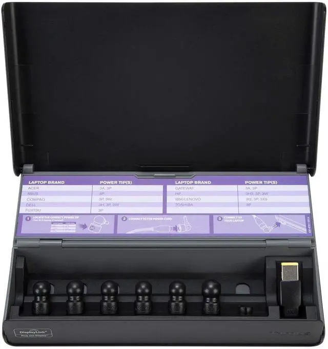 Alt view image 5 of 6 - Targus DOCK171 Universal Docking Station, USB 3.0 Connection, 2 Screen Outputs (Single Output Up to 2K Resolution) with Power Chip for Each Manufacturer Laptop