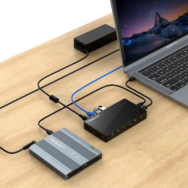 Alt view image 6 of 7 - Mini Dock Station, 2 in 1 USB4 Hub and SSD Enclosure, Compatible with Thunderbolt 3, Thunderbolt 4, 40Gbps to NVME M.2 2280 Hard Drive, 60W PD Charging for Mac Book and Windows OS