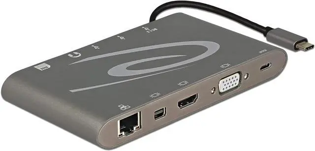 Main image of USB Type-C 3.1 Docking Station 4K 30 Hz Dark Grey