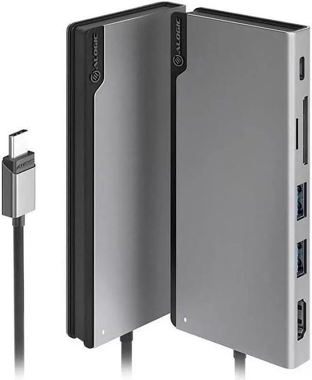 Alt view image 2 of 2 - ALOGIC USB-C Ultra Dock UNI Gen 2 - HDMI 4K@60Hz, USB-C (Data & PD 100W), 2X USB-A and Micro/SD Card Readers