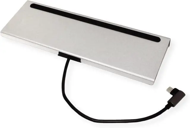 Alt view image 5 of 7 - VALUE USB 3.2 Gen 2 Type C Multiport Docking Station, 4K HDMI/DP, VGA, USB, Card Reader, PD, LAN, Audio