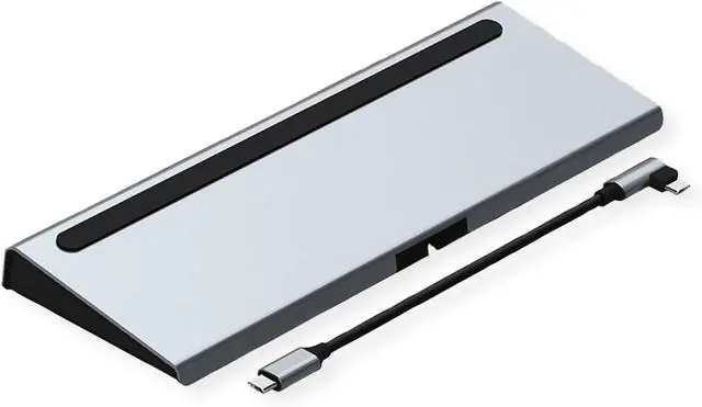 Alt view image 7 of 7 - VALUE USB 3.2 Gen 2 Type C Multiport Docking Station, 4K HDMI/DP, VGA, USB, Card Reader, PD, LAN, Audio