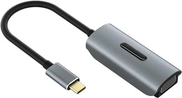 Alt view image 2 of 7 - Replacement 4 in 1 USBC to HDMI VGA USB3.0 PD Docking Station 1 in 4 Out Compatible Computer Host Phone Laptop Mac TYPEC External HDMI Monitor TV Projector Cable Splitter Hub 4K30HZ