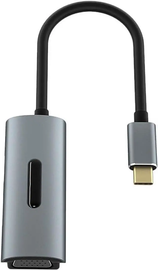 Alt view image 5 of 7 - Replacement 4 in 1 USBC to HDMI VGA USB3.0 PD Docking Station 1 in 4 Out Compatible Computer Host Phone Laptop Mac TYPEC External HDMI Monitor TV Projector Cable Splitter Hub 4K30HZ