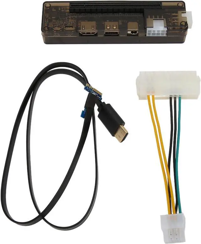 Alt view image 5 of 7 - External Graphics Card Dock, Laptop External PCI E GPU Adapter, Independent Video Card Dock, 6 Pin, M.2 A E Key Data Cable, Laptop Docking Station for EXP GDC (M.2 A/E Key)