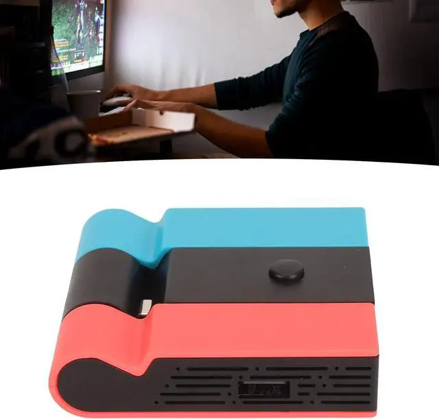 Alt view image 2 of 7 - Switch Dock, 5 in 1 TV Docking Station, Portable Switch TV Docking Station with HD Multimedia Interface 1.4 and USB 3.0 Port, 45W Fast Charging Dock(Red)