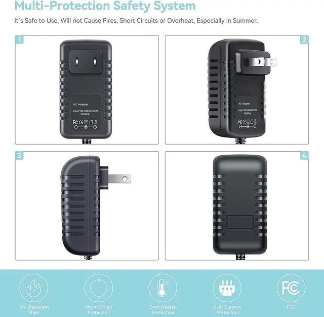 Alt view image 5 of 5 - Nuxkst USB to DC Charging Cable PC Laptop Charger Power Cord for Wasp Barcode Technologies 633808920449 WWS800 WWS 800K WWS-800 CR Freedom Handheld Bar Code Reader Scanner