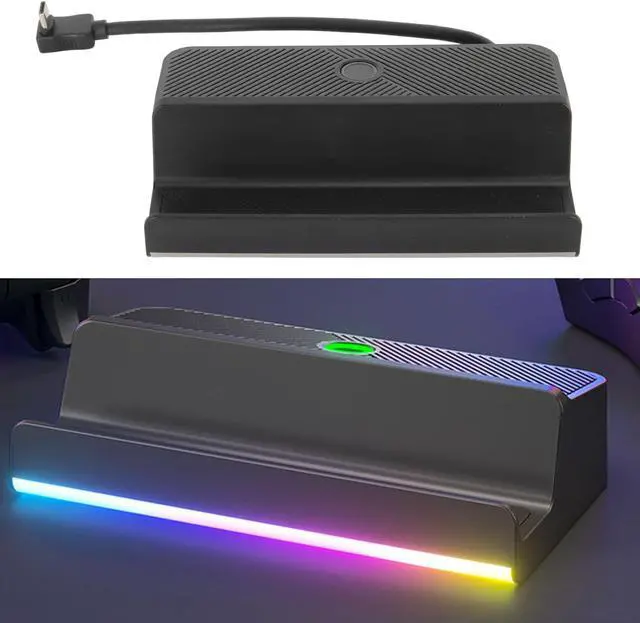 Alt view image 5 of 7 - for Steam Deck for ROG Ally Docking Station, 5 in 1 for Steam Deck Dock with HDMI 4K at 60Hz, USB C 100W PD Fast Charging, USB2.0 x2, Gigabit Ethernet