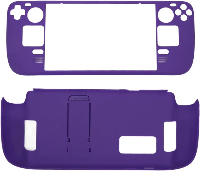 Main image of Kickstand Case for Steam Deck, for Steam Deck Case, Non Slip Fingerprint Proof Protective Carrying Case for Steam Deck, Hands Full (Deep Purpl)