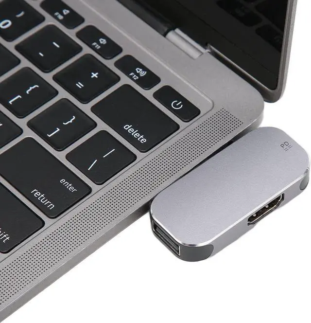 Alt view image 4 of 7 - Hub USB C Docking Station 3 in 1 USB C to HDMI Splitter Adapter 4K 60Hz with USB A and Type C (PD) Female Ports Hub for Mobile Phone Laptop Tablet