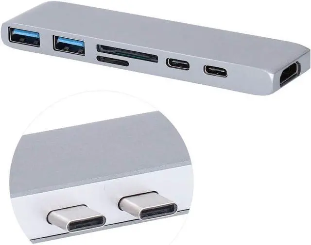 Alt view image 7 of 7 - Light Dock Station, 7?in?1 Docking Station, for Home Office