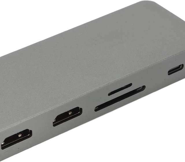 Alt view image 7 of 7 - USB C Hub, 10 in 1 USB C, 5Gbps Data Transfer, 4K 30Hz U Resolution, 480MB/S Read and Write Speed, USB 3.0 for Connecting Hard Disk, Mouse, Flash Drive, Etc