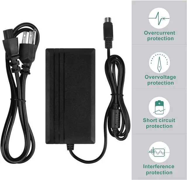 Alt view image 2 of 5 - Jantoy 12V AC Adapter Compatible with Wacom CintiQ 22HD DTH-2200 DTH-2200/K LCD Tablet Power Supply