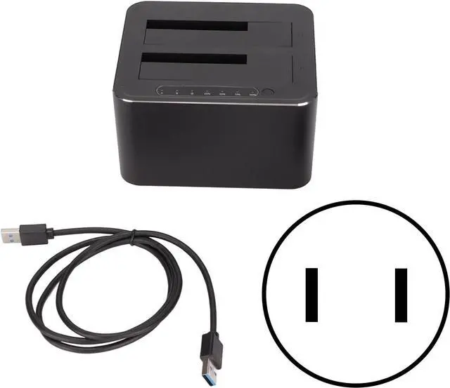 Alt view image 6 of 7 - Hard Drive Docking Station,USB 3.0 5Gbps External HDD Docking Station 7+15Pin SATA,for Desktop 2.5/3.5 Inch SATA Disks or SSD,for Win, for OS X, for Linux(US)