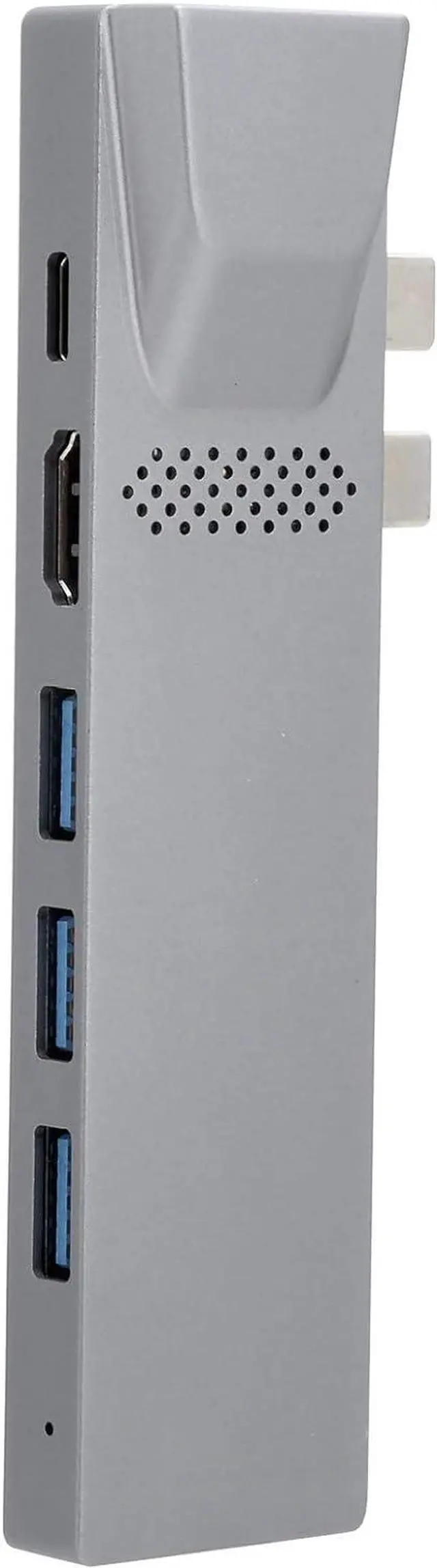 Alt view image 6 of 7 - EBTOOLS 8 Port USB 3.0 Hub, Ultra Slim Data USB Hub with 4K Output, 3 .0 Ports, SDMicro SD Card Reader for Computer Office Home