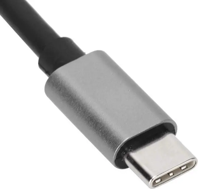 Alt view image 3 of 7 - 8 in 1 Multifunction Hub, Type C to RJ45 VGA USB3.0 Jack SD HDTV PD Interface, Fast Charging Support, High Speed Data Transmission, Anti Fingerprint Aluminum Alloy Design, Gra