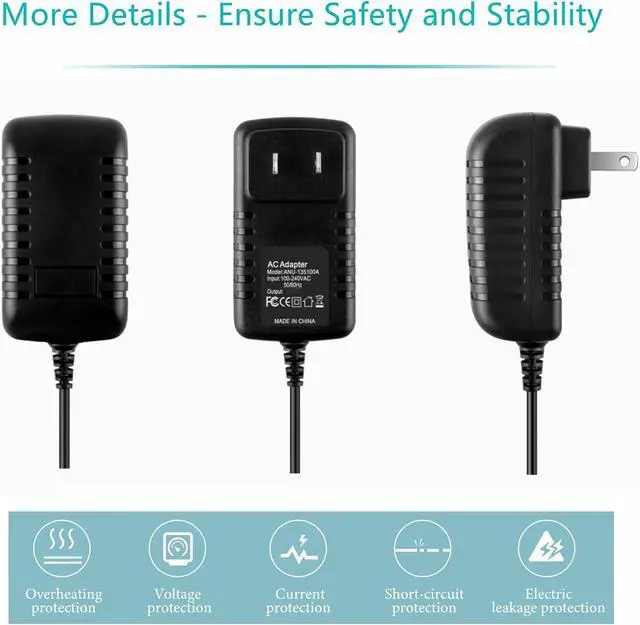 Alt view image 2 of 5 - Dysead AC Adapter Compatible with 32UK50T-W 32UK50T 32" Class 4K UHD Monitor Power Supply Cord