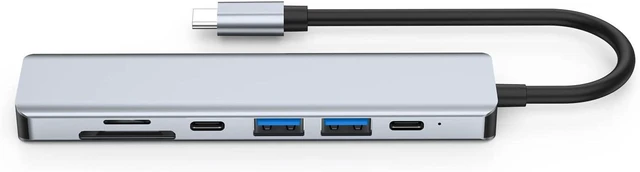 Alt view image 3 of 5 - Seven-in-one Docking Station typec hub pd Expander