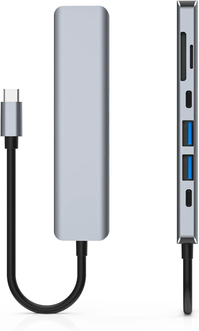 Alt view image 4 of 5 - Seven-in-one Docking Station typec hub pd Expander