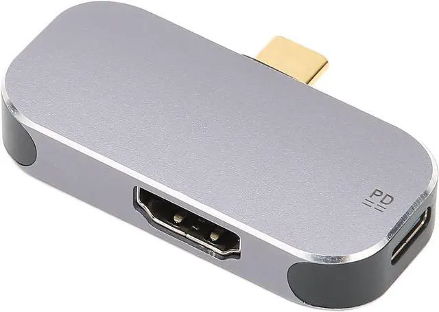 Main image of Hub USB C Docking Station 3 in 1 USB C to HDMI Splitter Adapter 4K 60Hz with USB A and Type C (PD) Female Ports Hub for Mobile Phone Laptop Tablet